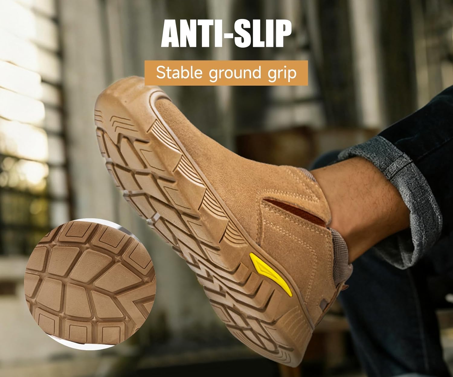 Steel Toe Boots for Men Working Shoes Safety Footwear for Construction Men's Work & Safety Footwear - Image 6