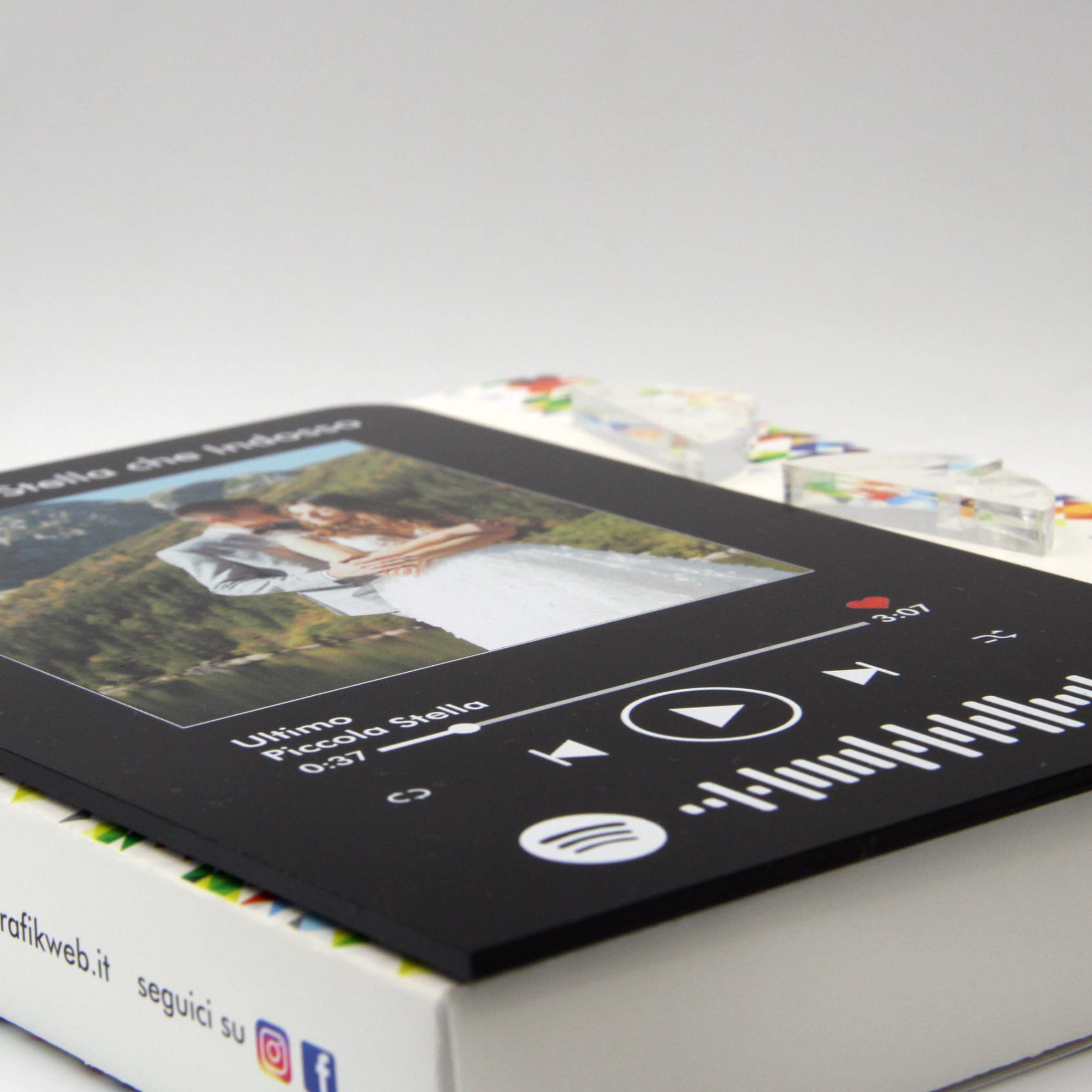 Targa Spotify Personalizzata In Plexiglass - Regalo Originale Con Foto E Codice - Foto 7