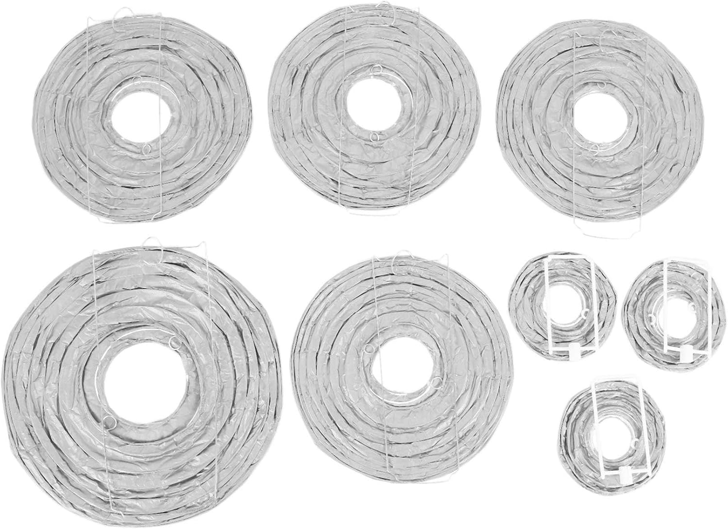 Decorative Party Paper Lanterns 60 Pcs Gold White Black Round Japanese/Chinese Lantern Lanterne Papier
