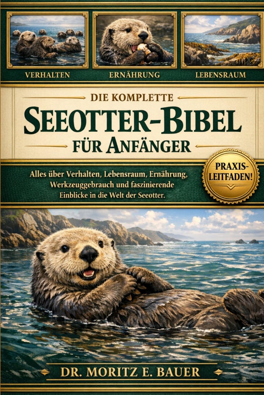 DIE KOMPLETTE SEEOTTER-BIBEL FÜR ANFÄNGER: Alles, was Sie über Seeotter wissen müssen : Verhalten und Sozialstruktur, Küstenlebensraum....Naturschutz ... für Anfänger und Liebhaber. (German Edition)