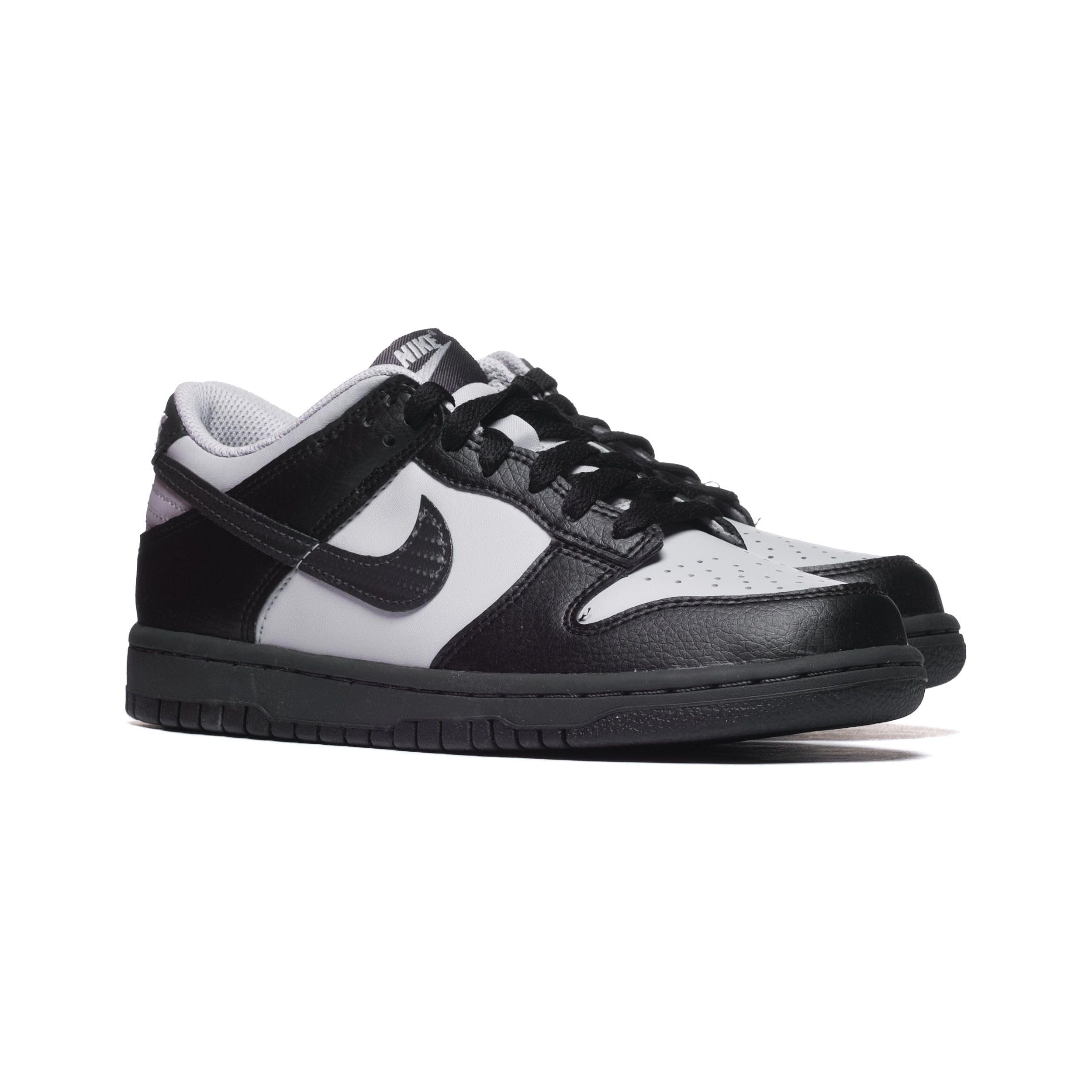 Nike Dunk Low GS Wolf Grey l'élégance des finitions anthracite et cuir noir premium - 7