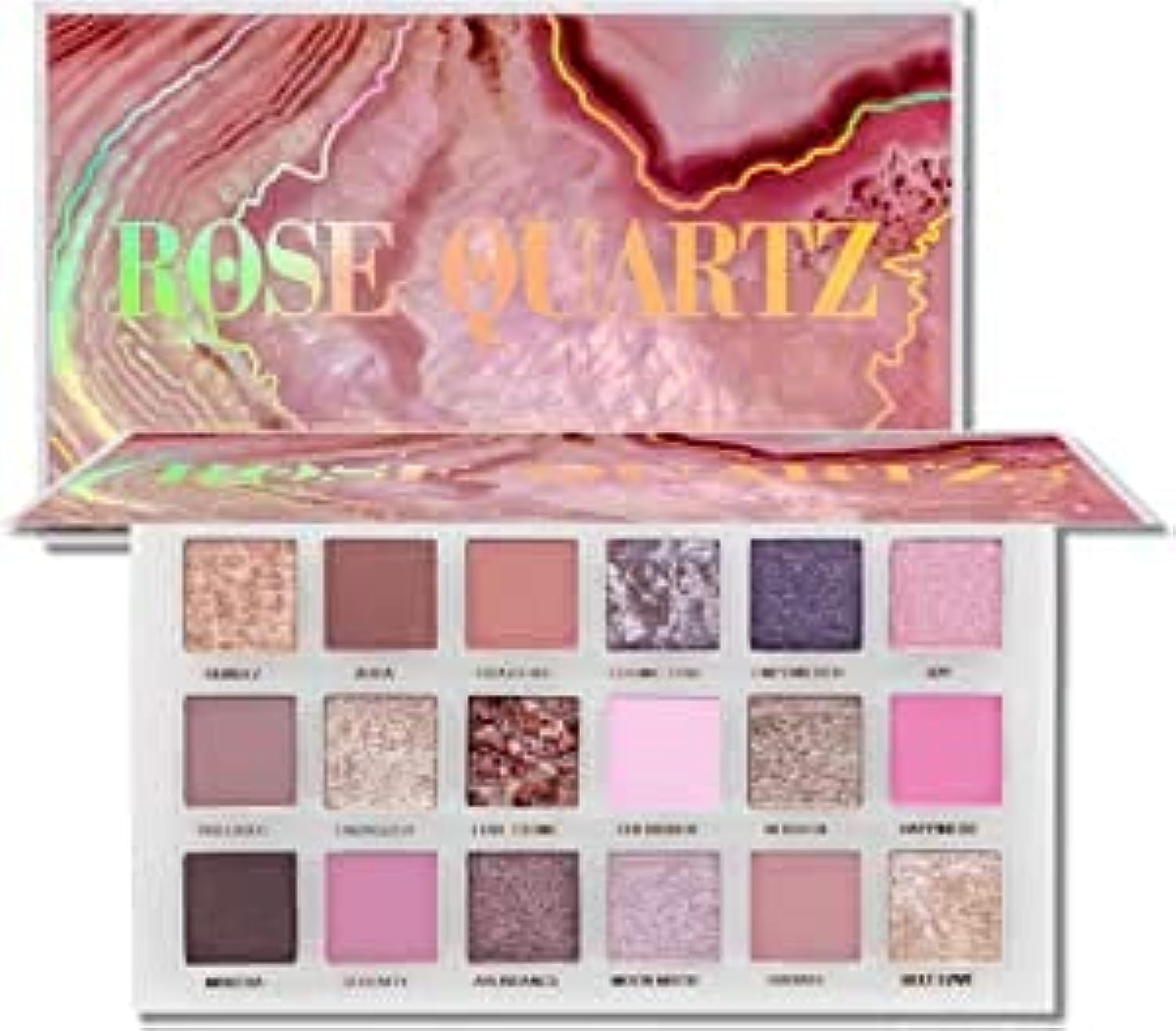 Ever Beauty Rose Quartz Eyeshadow Palette 18 Colours