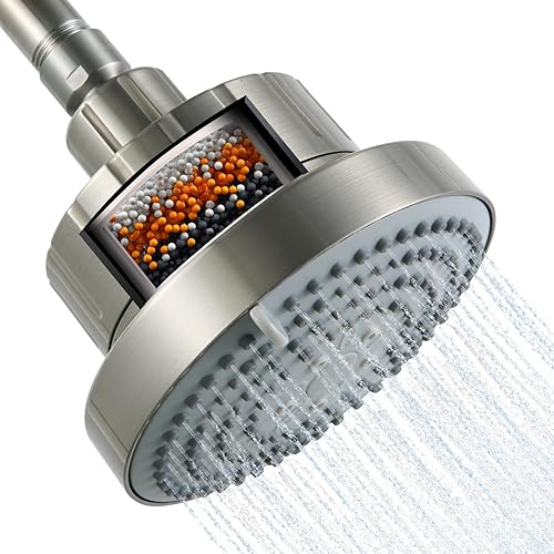 Miniatura 9 de OFFO Cabezal de ducha, cabezal de ducha de alta presión con 6 modos, cabezales de ducha fijos para un fuerte flujo de agua y una experiencia de