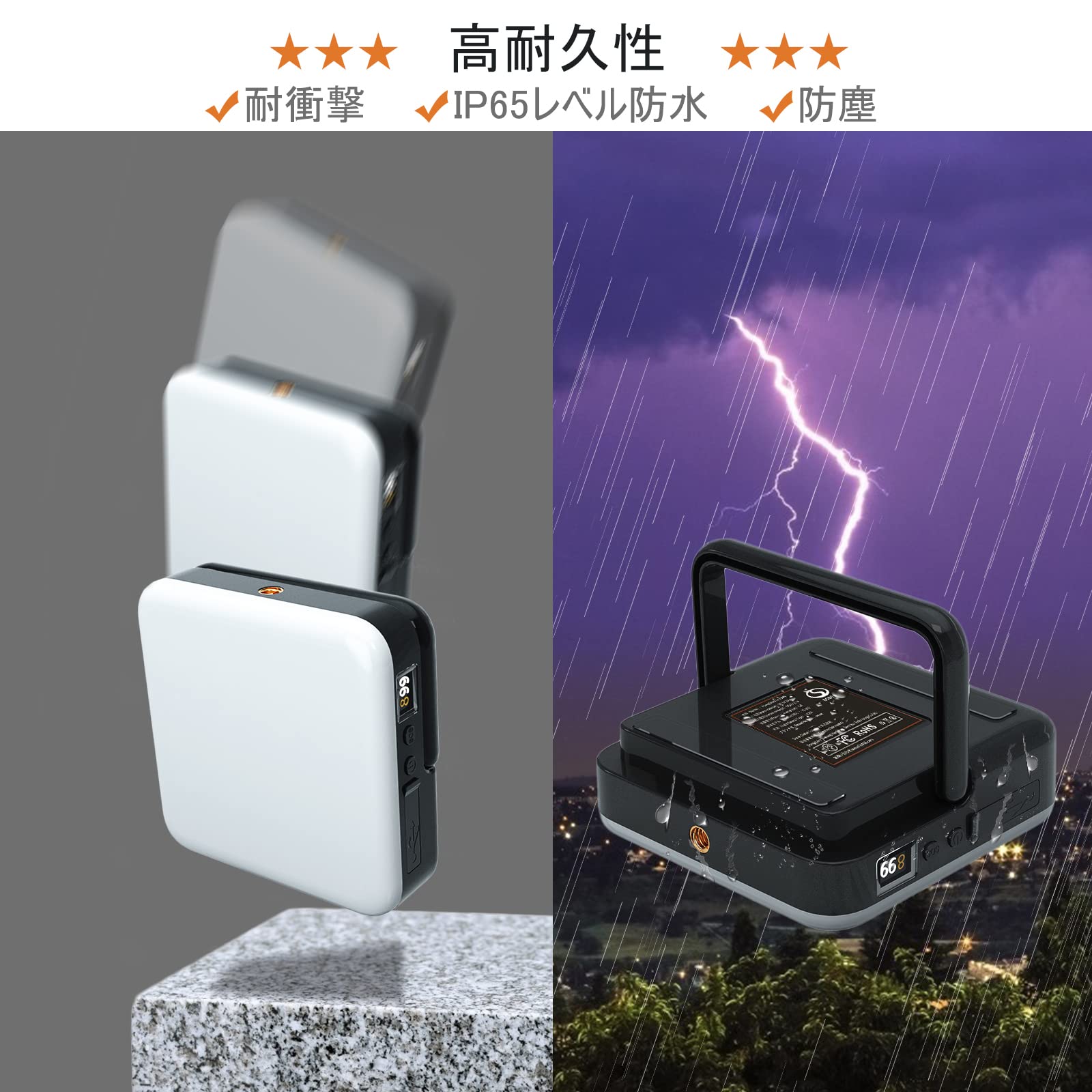 Amazon.co.jp: ledランタン 充電式 明るい ランタン 防水 3色切替 無