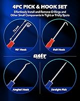 Vista 6 de Orion Motor Tech Kit de surtido de 826 piezas de junta tórica universal – Juntas tóricas de goma de nitrilo en 32 tamaños SAE y métricos