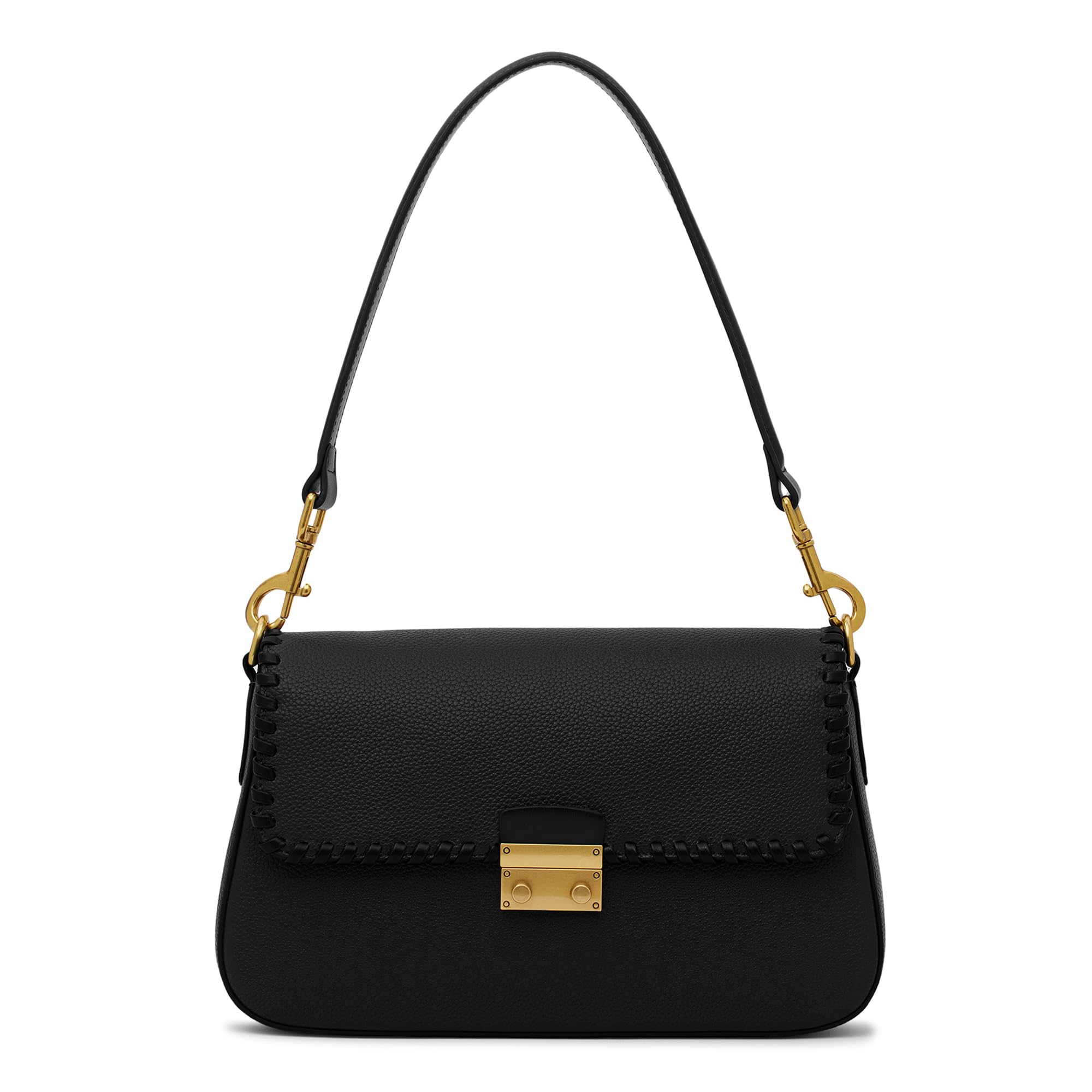 Miraggio Sarah Shoulder Bag for Women (Black) (B0D63F9DP9) Amazon Price History, Amazon Price Tracker