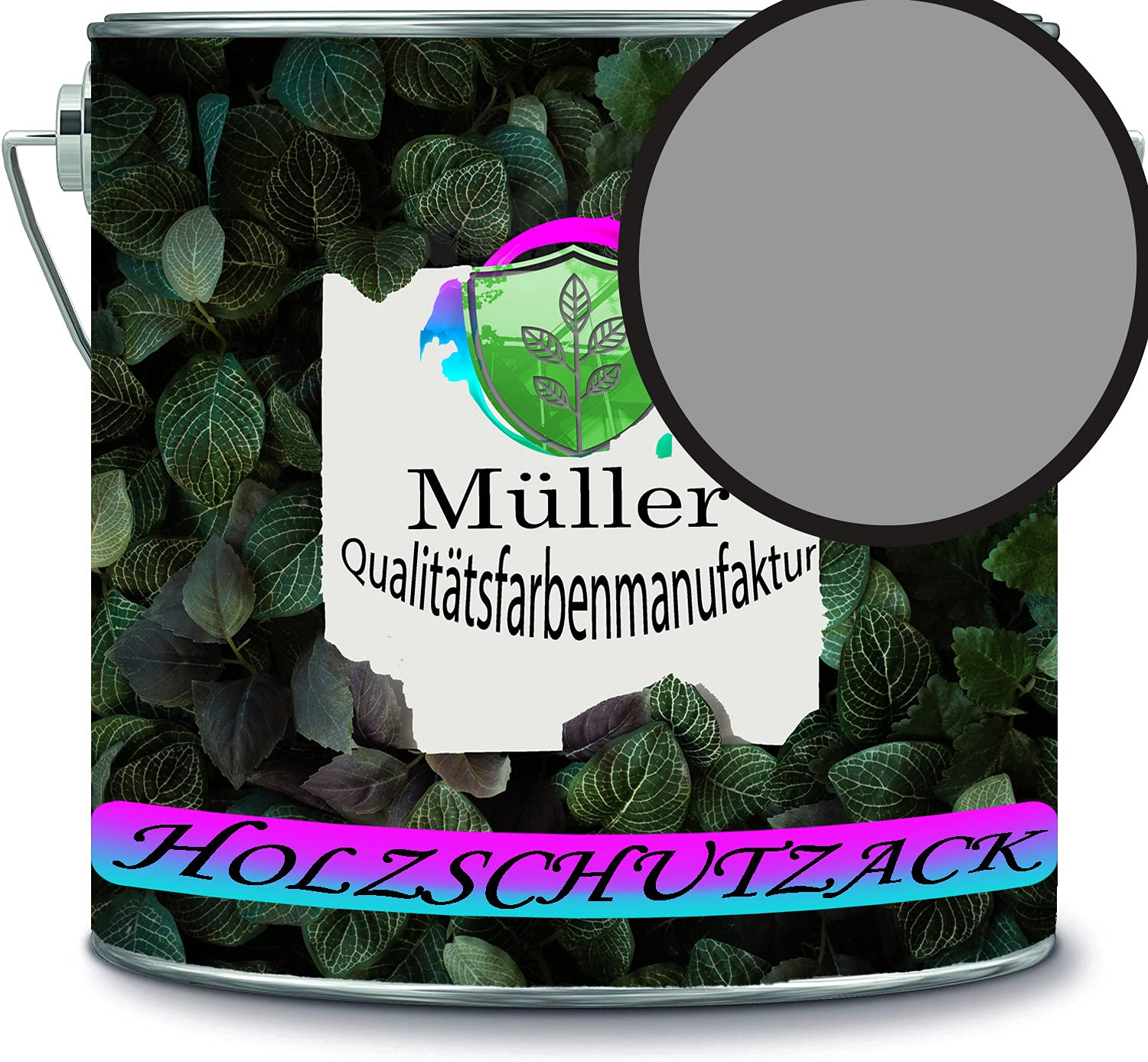Vernis de protection pour bois haut de gamme gris telegrey 1 Müller RAL 7045