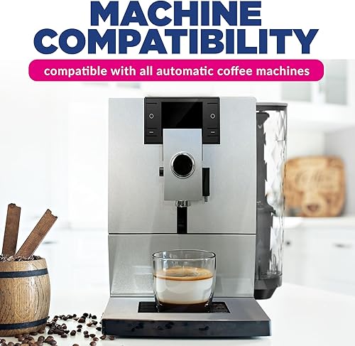 Miniatura 6 de 45 unidades, botella de 6.35 oz Tabletas de limpieza del sistema de leche para máquinas de café automáticas, compatibles con máquinas de café