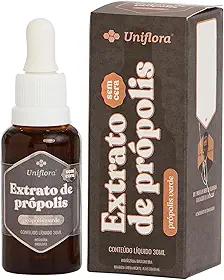 Extrato de Própolis Verde SEM CERA- UNIFLORA - 30ml