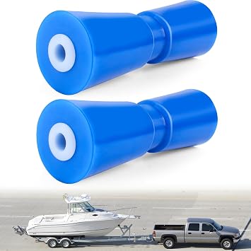Boat Trailer Roller 8/10/12in,Keel Rollers for Boat Trailer,Heavy Duty PU Bow Roller Boat Trailer Accessories Replacement Boat Trailer Parts Fits 3/4" or 5/8" Shaft
