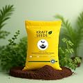 Kraft Seeds Cocopeat 5kg Ready to Use - Organic Coconut Coir Fiber Growing Medium, Cocopeat Block for Home Gardening & P