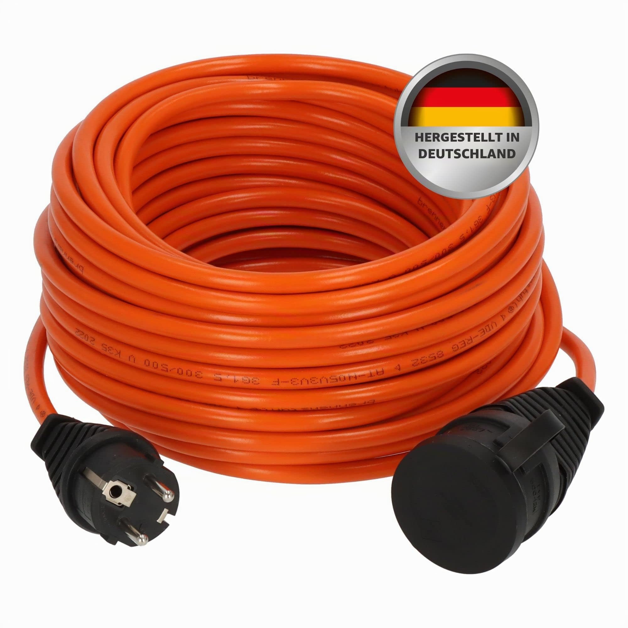 Brennenstuhl Garant S V2 IP44 Kabeltrommel 50m outdoor (Silber, Made in Germany, Kabel in schwarz, Stahlblech, kurzfristiger Einsatz im Außenbereich)