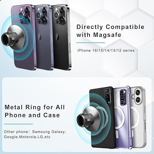 Miniatura 6 de Soporte de teléfono para Tesla Model 3 Modelo Y, soporte magnético para teléfono para iPhone 15, 14, 13 Series y todos los teléfonos con funda