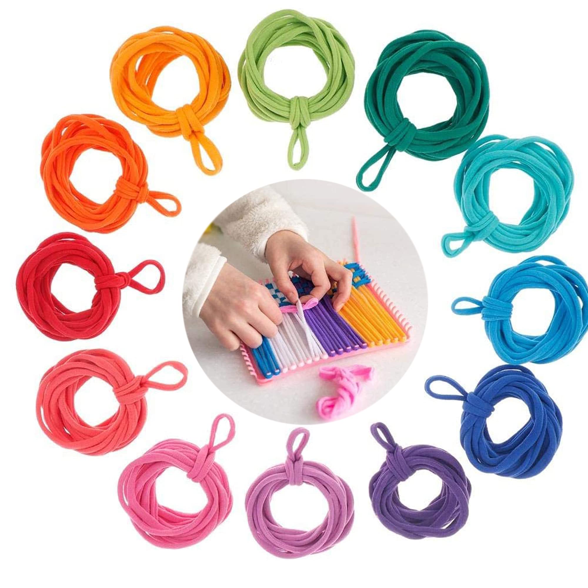 Kit Anelli Per Presine - 394 Pezzi In 12 Colori, Con Uncinetti E Aghi, Per Tessitura A Telaio - Foto 9