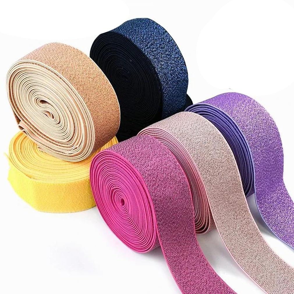 2 5 Nylon Elastico Banda Gomma Cintura Spaghetti Strap Cintura Stretch Tape Cucito Accessorio