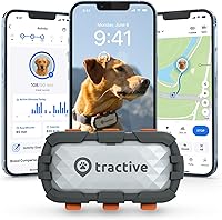 Vista 1 de Tractive XL Smart Rastreador GPS para Perros Rastreador de Mascotas en Vivo con Valla Virtual Monitoreo de Signos Vitales del Corazón
