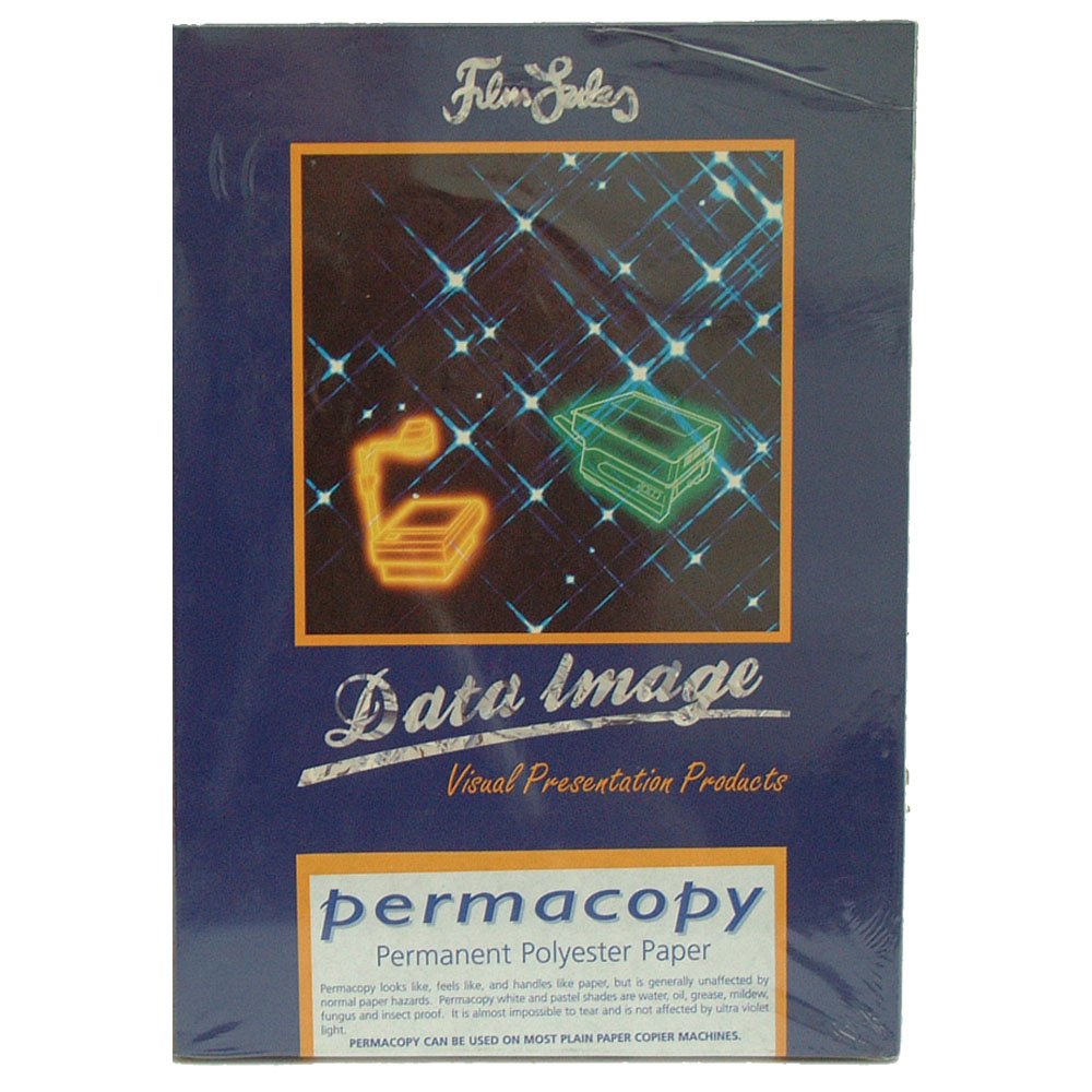 West A4 100 Micron Perma Copy - Pale Green (Pack of 100)