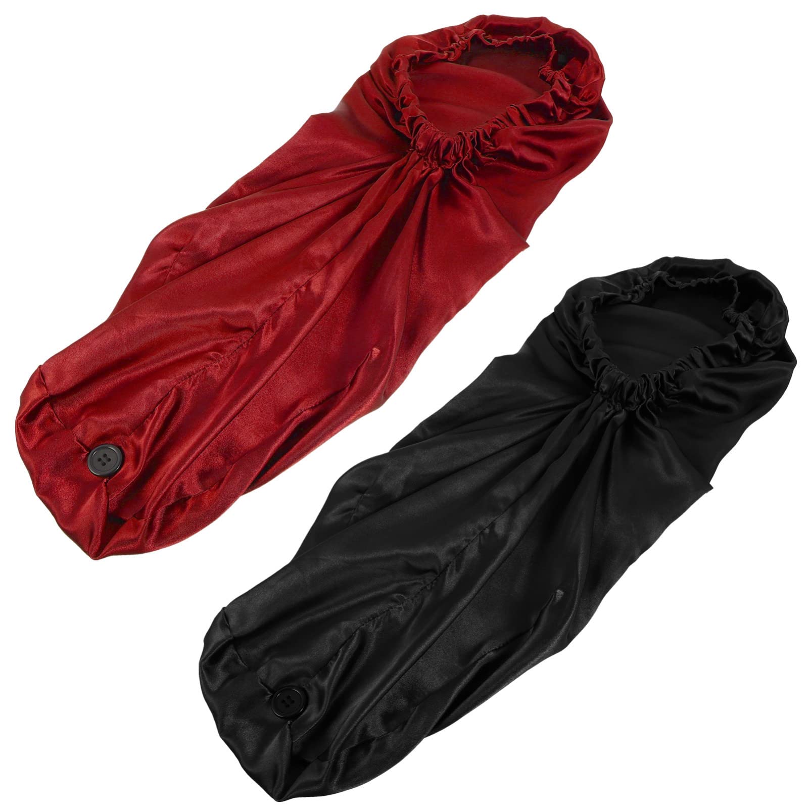 FRCOLOR 6 Pz Berretto Da Notte Lungo Con Fibbia Cappelli Da Donna Cuffia a Treccia Cuffie Da Per Donna Berretto Con Trecce Elastiche Domestico Raso Raperonzolo Mancare