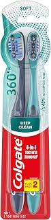 360 Adult Full Head Soft Toothbrush, Twin Pack (68782)