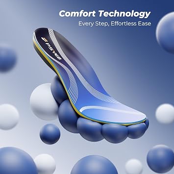 Professional Heavy Duty Support Pain Relief Orthotics - Over 230+ lbs Plantar Fasciitis High Arch Support Insoles for Women and Men, Flat Feet Orthotic Insert, Work Boot Shoe Insole