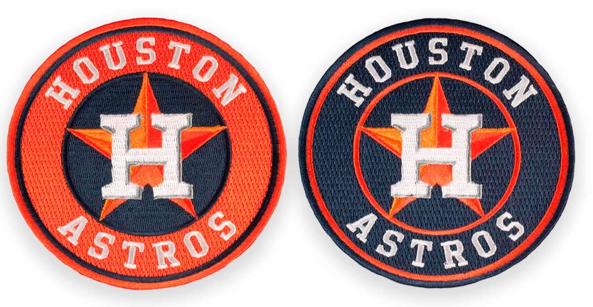 Emblem Source Astros Home and Road 2-Piece Collectors Patch Set