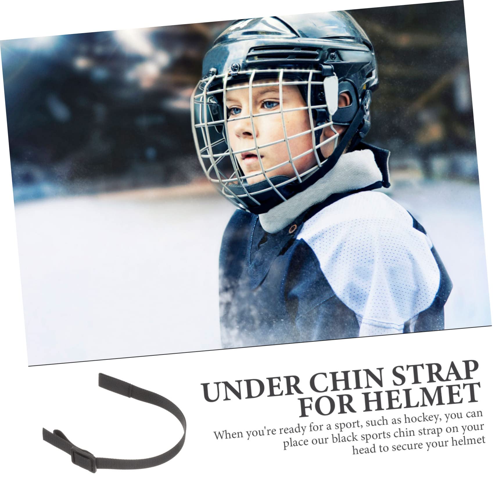 BESPORTBLE Correas De Sujeción para Casco De Hockey Correas De Sujeción para Casco De Béisbol as De Sujeción para Casco De Hockey a Elástica De Repuesto para Casco De Hockey a
