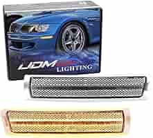 えむ Amazon.com: iJDMTOY Semi-Clear Lens Front Bumper Amber Full