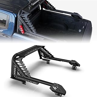 Heavy-Duty Roll Bar for F-150/F-250, Silverado 1500, Ram 1500/2500, Sierra, Tundra - Adjustable, No-Drill Installation
