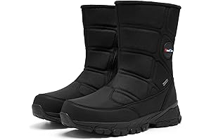 Men's Winter Waterproof Snow Boots: Stay Warm and Agile on Icy Paths