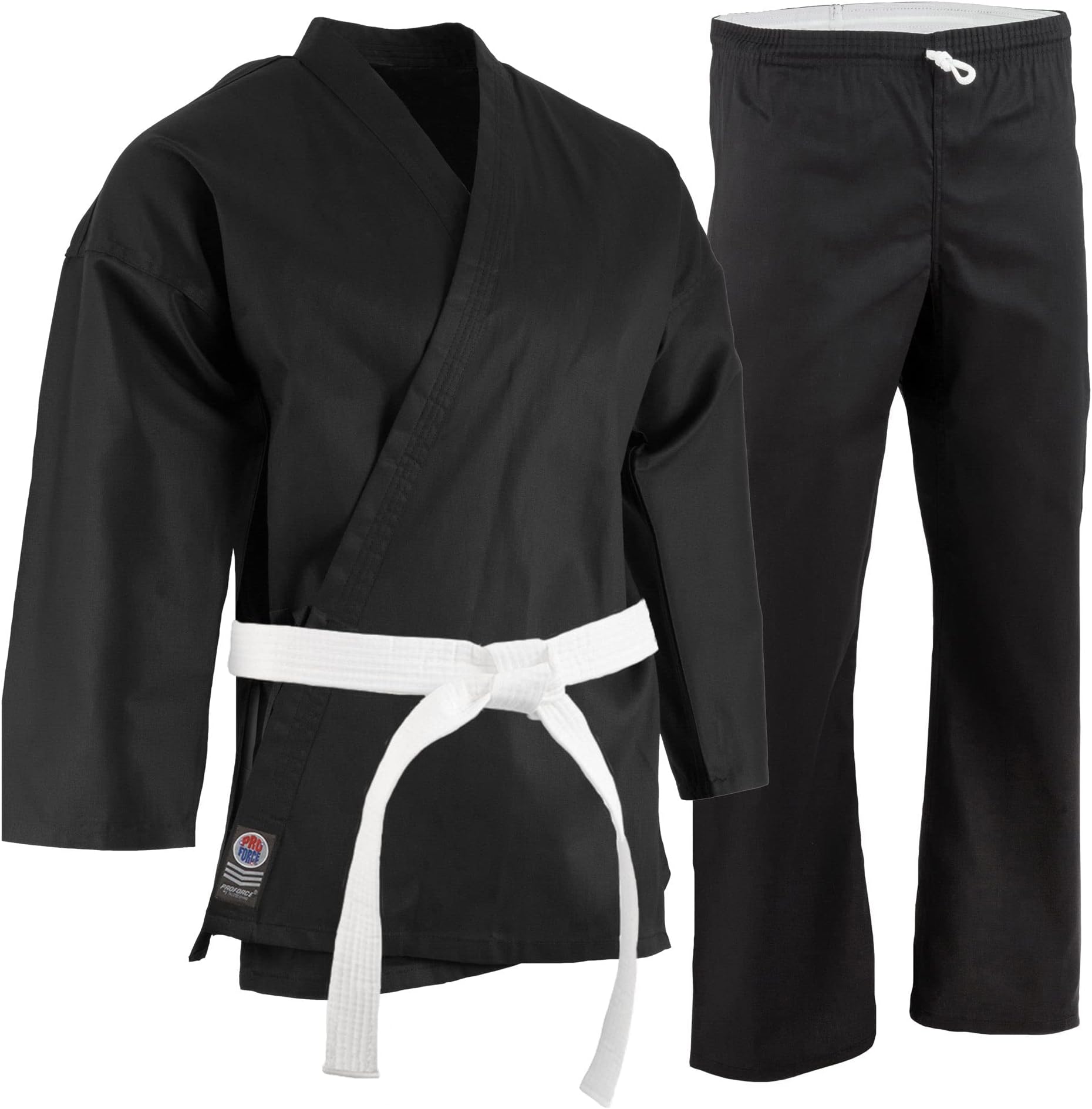 5oz Ultra Light Weight Karate Gi/Uniform - Black - Size 0