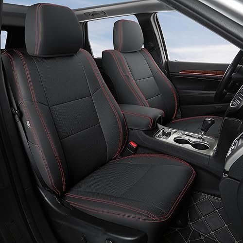 GIANT PANDA Juego completo de fundas de asiento de coche personalizadas para Jeep Grand Cherokee 2011 2012 2013 2014 2015 2016 2017 2018 2019 2020 GIANT PANDA Juego completo de fundas de asiento de coche personalizadas para Jeep Grand Cherokee 2011 2012 2013 2014 2015 2016 2017 2018 2019 2020