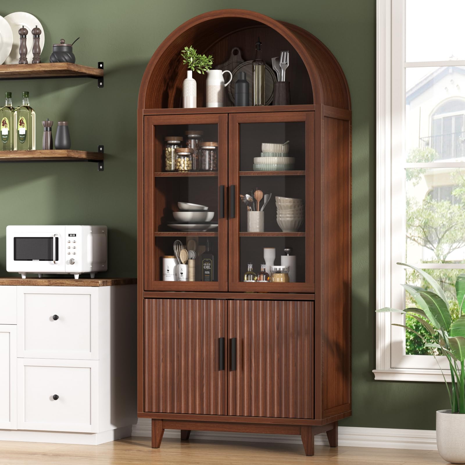 FiveWillowise Kitchen Pantry Cabinet