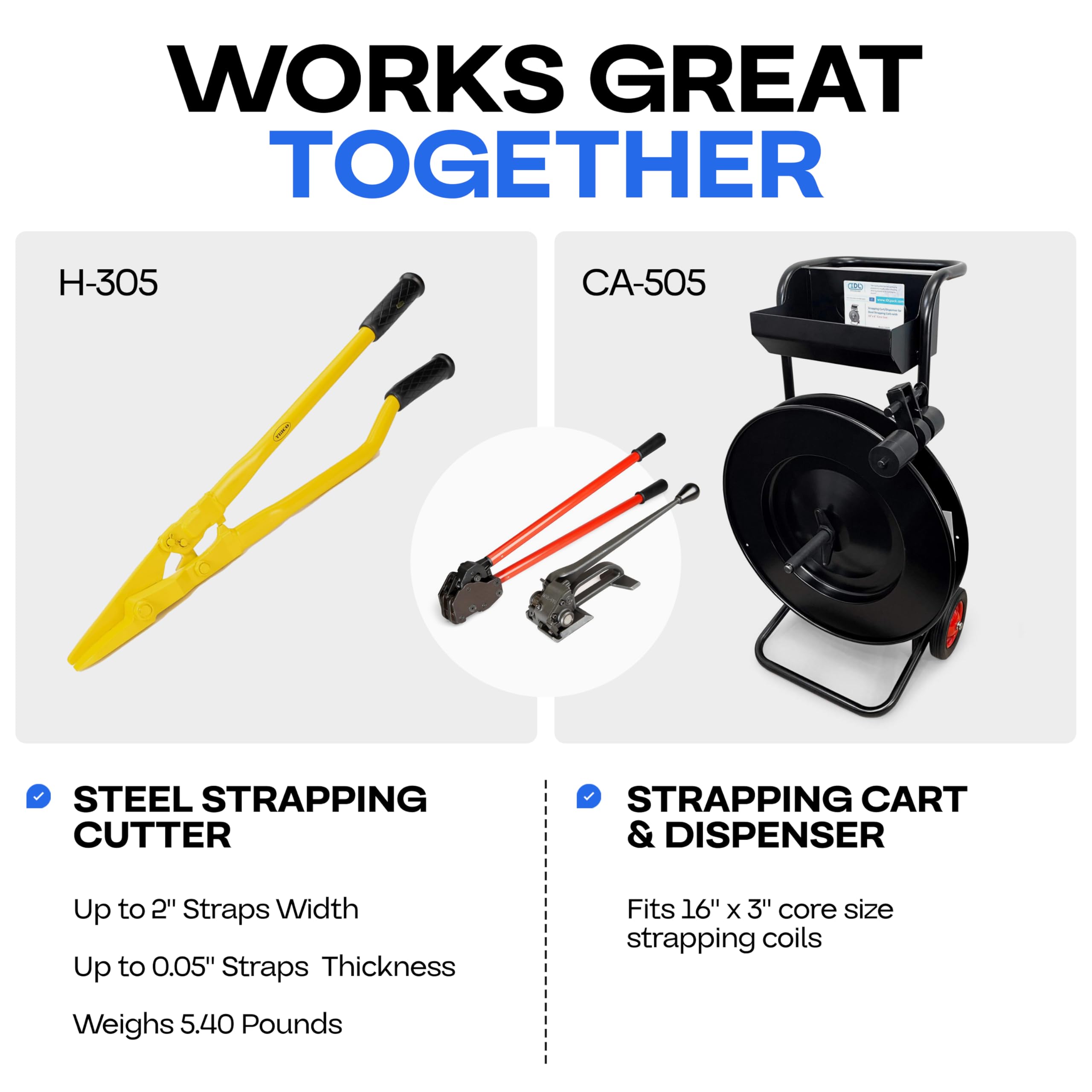 Strapping Tools Set Snapklik.com : PRO Strapping Tool Set For 3/4