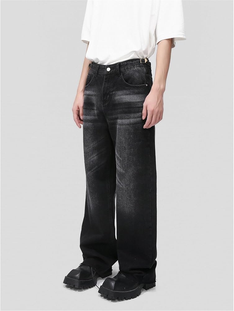 Na.e wide loose jeans ブラック M Wide Loose Jeans_Black | Na.e