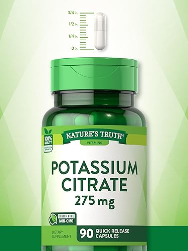 Miniatura 4 de Suplemento de citrato de potasio  275 mg  90 cápsulas  Sin OMG y sin gluten  por Nature's Truth