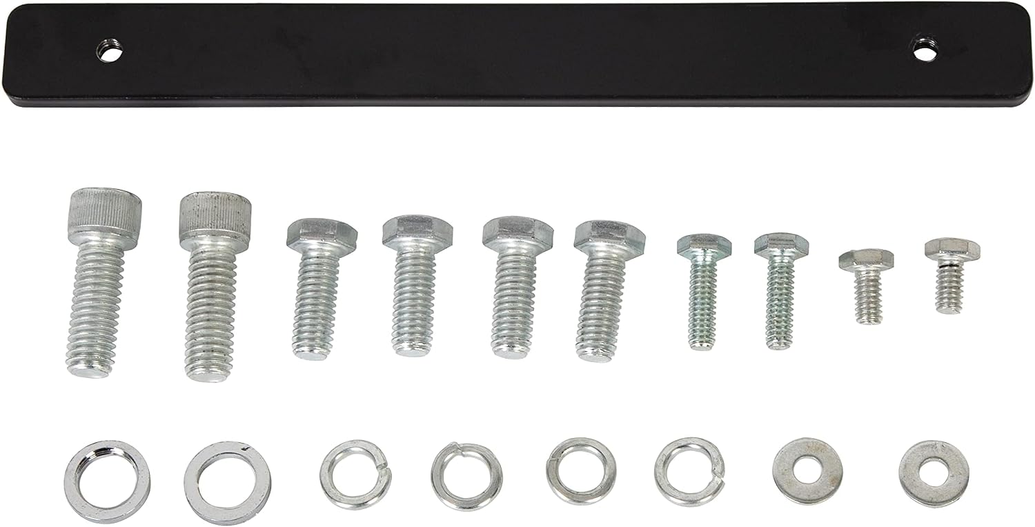 KUAFU Adjustable Center Stand Compatible with 1998-2008 Harley Touring Electra Glide Road King Road Glide FLT FLH Models Heavy Duty Steel Replacement for 91573-06