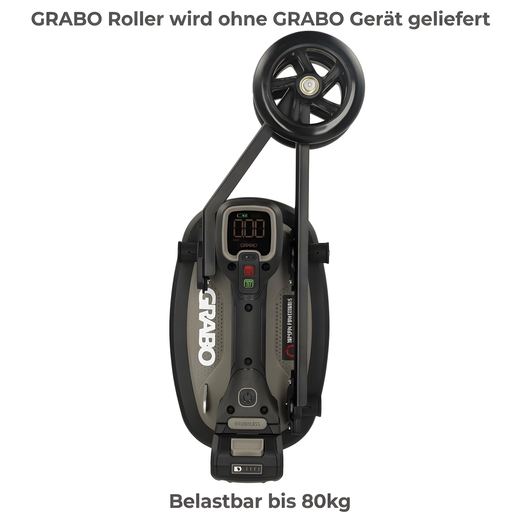 GRABO Roller bis 80 kg belastbar – Für GRABO & FLEX Modelle – Profi Zubehör für Vakuumheber – Müheloses Bewegen und präzises Positionieren schwerer Platten – Schnelle Montage dank Federbolzen-System