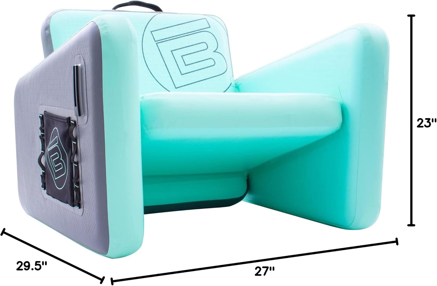 BOTE Aero Inflatable Beach Camping Chair Folding Air Chair for Adults Ultra Lightweight Blow Up Single or Multi Pack Options Travel Family Friendly Multiple Colors