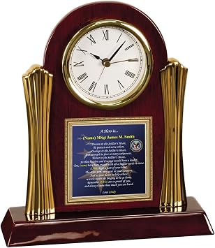 AllGiftFrames Congratulation Military Gift Clock Retirement Promotion Soldier Air Force Navy
