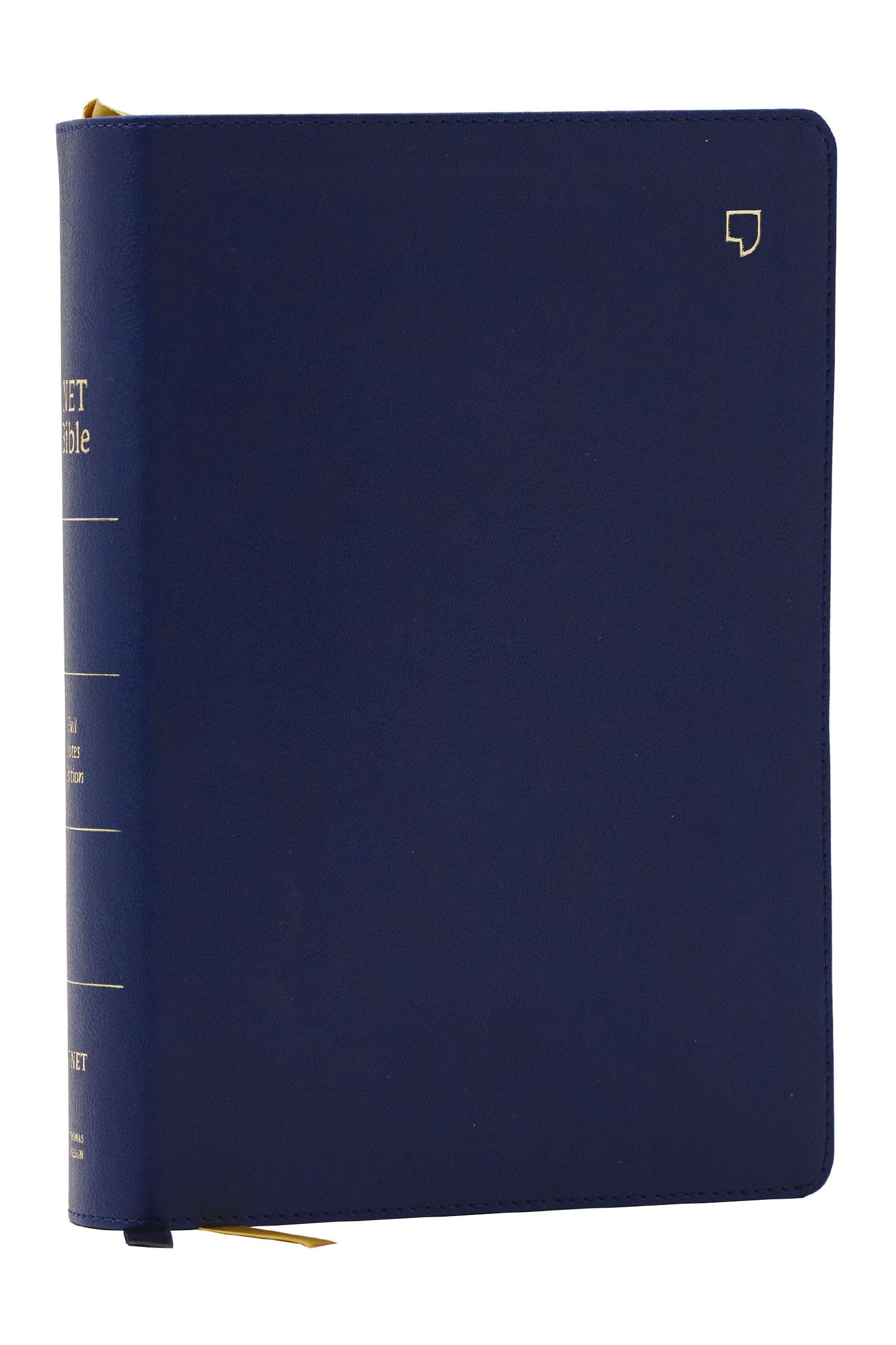 Net Bible, Full Notes Edition (Net, Blue Leathersoft, Comfort Print): Holy Bible