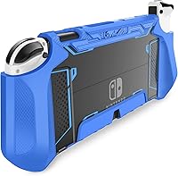 Vista 1 de Mumba Funda acoplable para Nintendo Switch OLED 2021, serie Blade TPU Grip Funda protectora Accesorios compatibles con Nintendo Switch OLED de 7