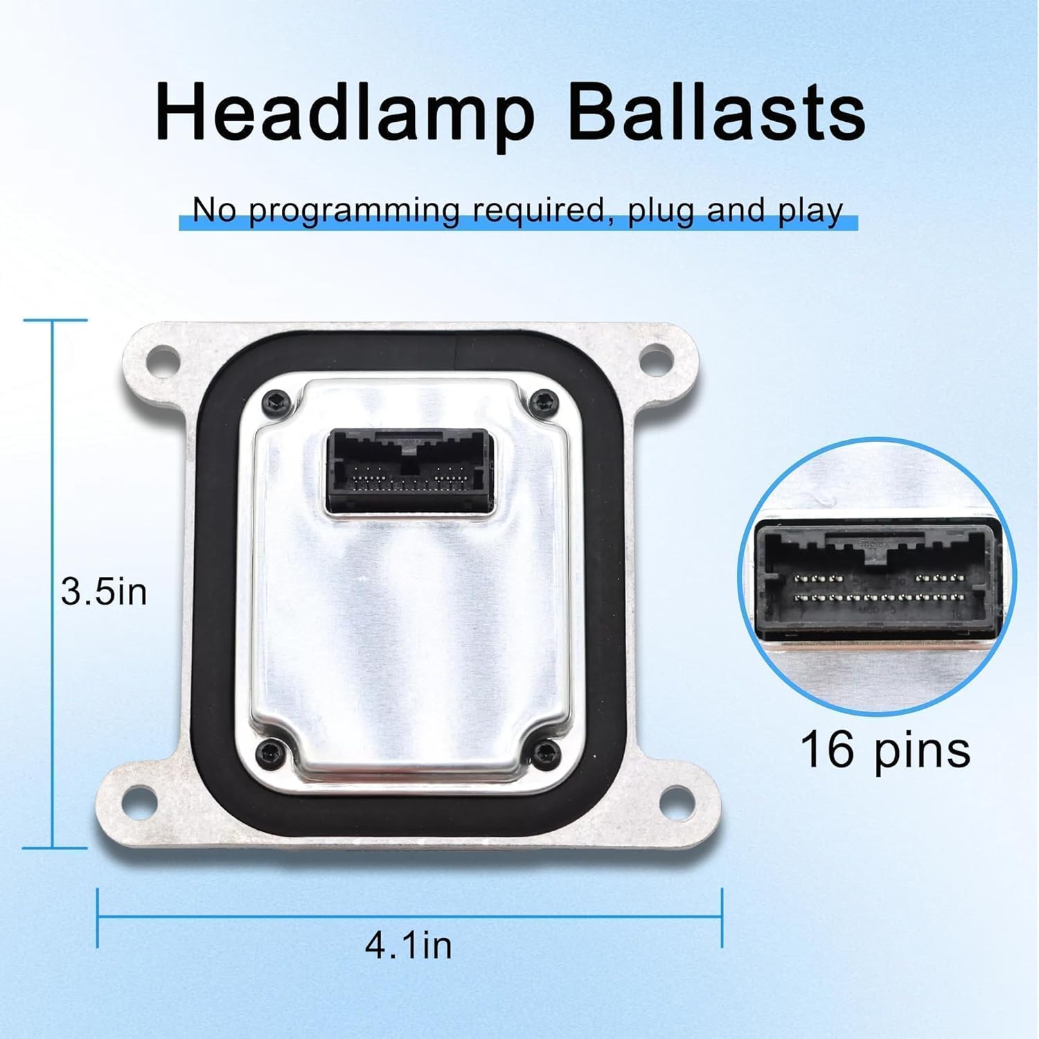 Headlight Module Unit Controller Part Headlight Ballast High Series/ECE 2-Channel Fit for Ford Explorer 2016 2017 2018 2019 Replace FB53-13B626-B FB5Z-13C788-B