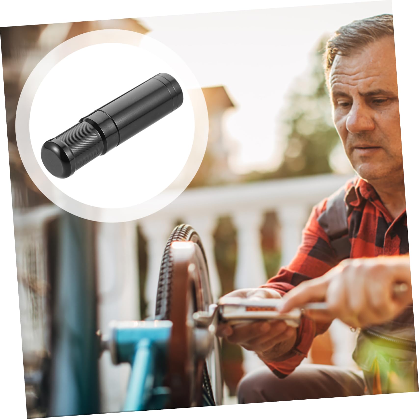 Toyvian 1Set Bike Tire Repair Kit of Durable Cycle Fixing Gear Lightweight Tubeless Tire Repair Tool for Easy Operation Suitable for Mountain and Folding Bicycles