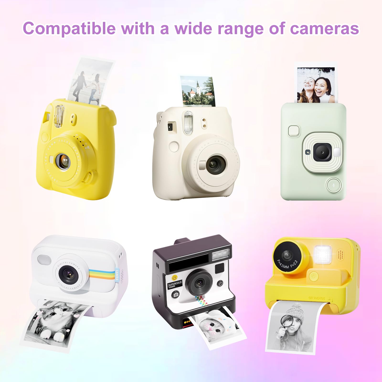 10 Rollen Sofortbildpapier 57x25mm - Thermopapier Für Kinderkameras