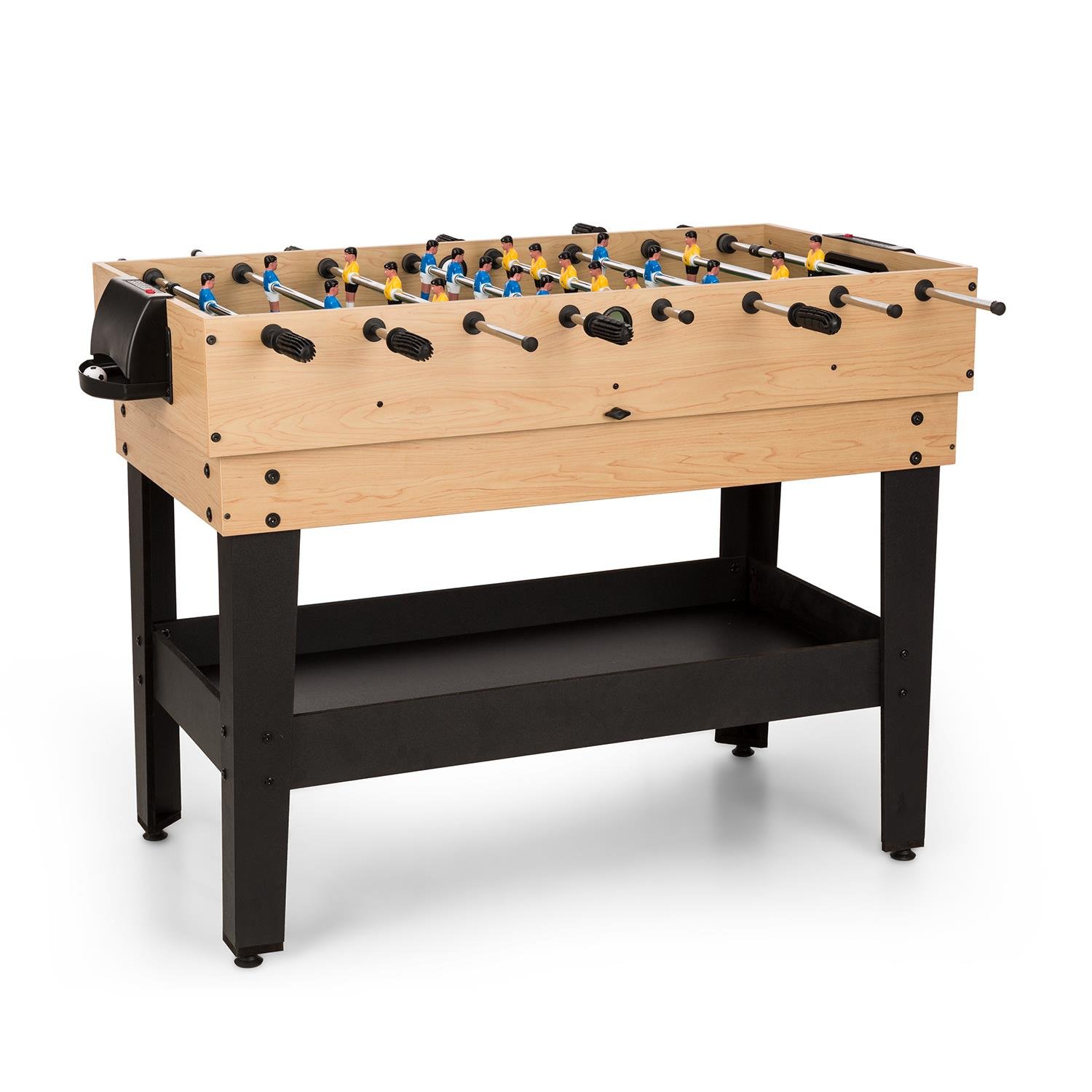 OneConcept Game-Star - Table multijeux Pliable, Table Billard Pliable, Babyfoot de Table, Pieds réglables, Description complète des Jeux, Dimensions 105 x 71 x 58 cm (lxhxp)