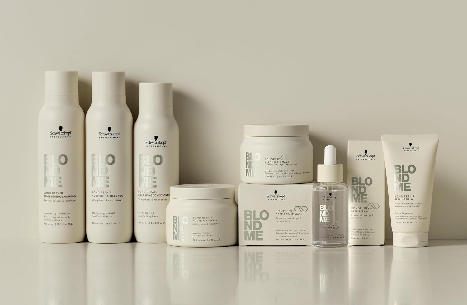 BlondMe Bondfinity Deep Repair Oil for Blonde Hair, 1.6 Fl Oz | Reduces Frizz | Heat Protection | Prevents Breakage |For Blonde, Lightened, & Grey Hair - Image 5