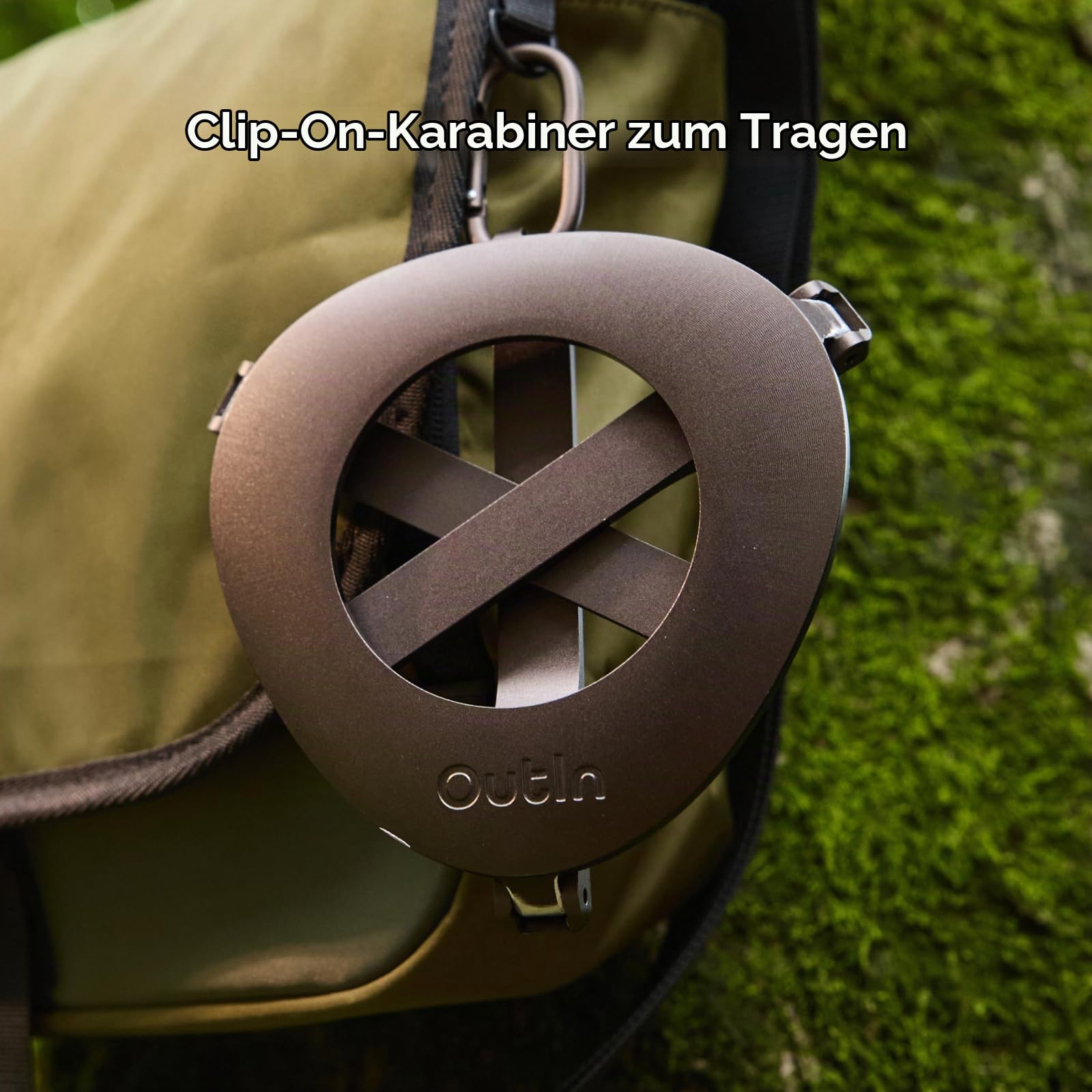 OutIn Mino Tragbare Elektrische Espressomaschine Faltbarer Kaffeeständer im Set