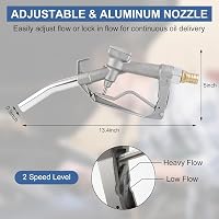 YaoFaFa 12V 175W Dízeltöltő Szivattyú 45L/min Elektromos Üzemanyag Átviteli Szivattyú 5