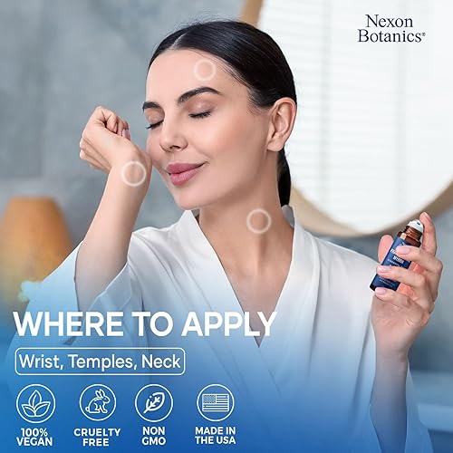 Miniatura 59 de Nexon Botanics Breathe - Mezcla de aceites esenciales, 1.0 onzas líquidas, aceite esencial Breath Easy Alivio sinusal, aceites esenciales Breathe