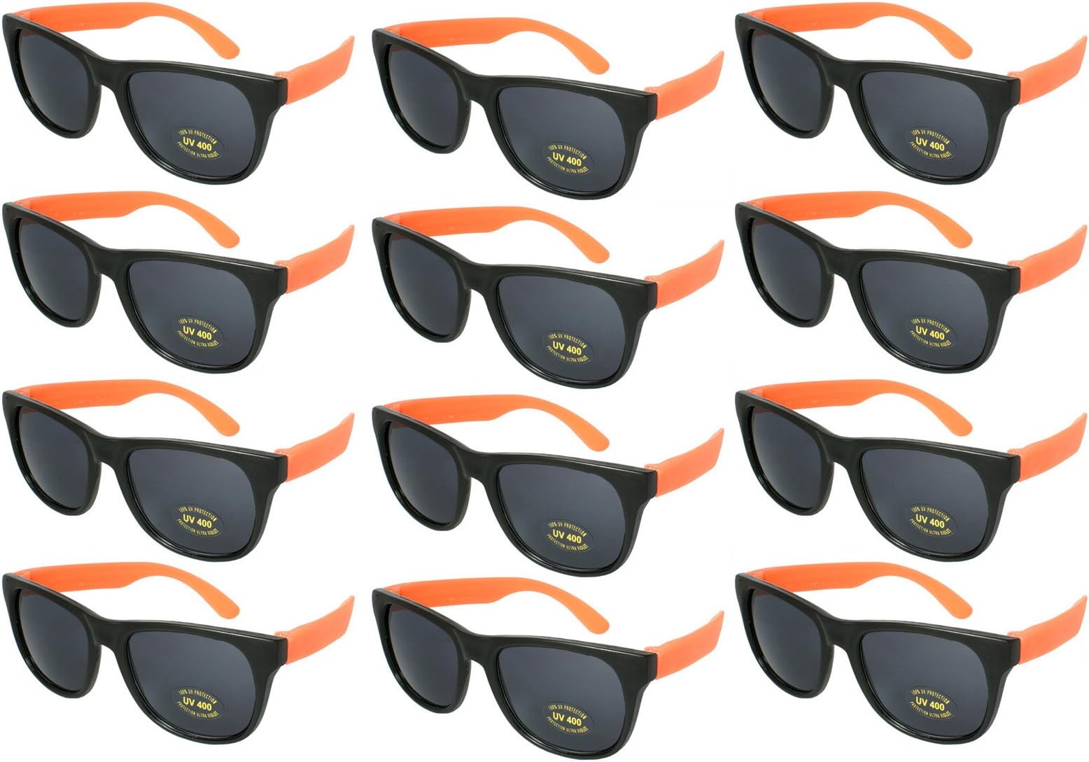 EDGEIWEAR80s Neon Party Sunglasses for Adult Party Favors with CPSIA certified-Lead(Pb) Content Free